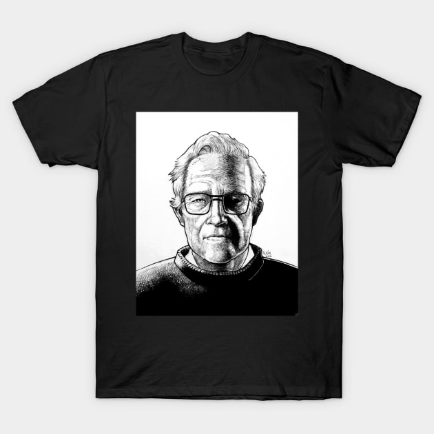 Chomsky T-Shirt by HeohKim